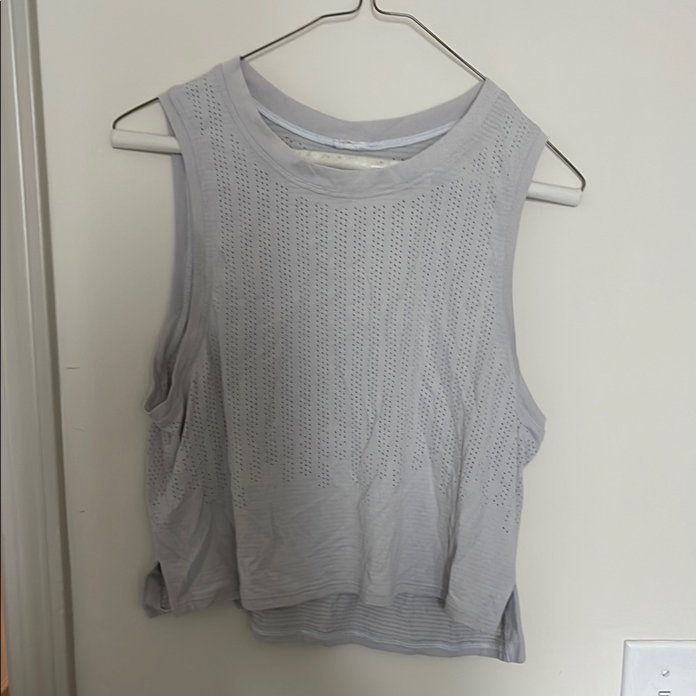 Women's Gray Sleeveless Top
